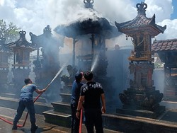 Kebakaran Pura di Gianyar, Kerugian Puluhan Juta