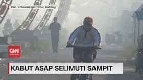 VIDEO: Kabut Asap Selimuti Sampit