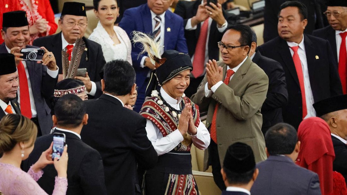 FOTO: Pidato Kenegaraan Jokowi di Sidang Tahunan MPR 2023