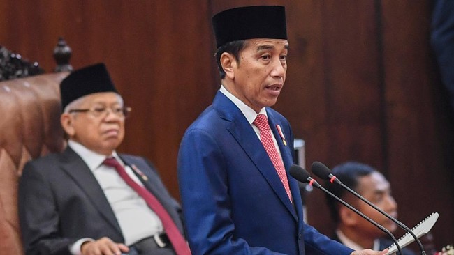 Presiden Jokowi mengatakan Indonesia memiliki potensi yang sangat besar masuk dalam lima besar negara dengan ekonomi terkuat di dunia.