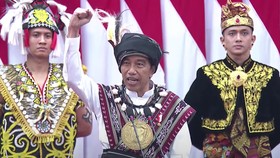 FOTO: Baju Adat dan Jejak Pidato Kenegaraan Jokowi 2015-2024