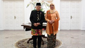 Sidang Tahunan MPR, Wapres Ma'ruf Amin Pakai Baju Demang Khas Betawi