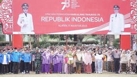 Sri Mulyani di Upacara HUT ke-78 RI: Klaten Raih Sejumlah Penghargaan