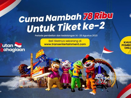Nikmati Promo 17-an Trans Studio Bandung & Cibubur, Yuk Liburan Hemat!