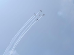 Keren! Parade Pesawat Tempur hingga Heli Meriahkan Upacara HUT Ke-78 RI