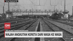 VIDEO: Wajah Angkutan Kereta Dari Masa ke Masa