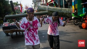 FOTO: Karnaval Kemerdekaan di Sudut Kemayoran Jakarta