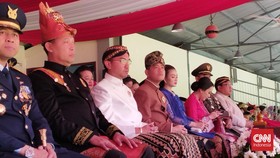 Mangkunegara X Jadi Inspektur Upacara HUT ke-78 Kemerdekaan RI di Solo
