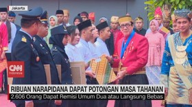 VIDEO: Ribuan Narapidana Dapat Potongan Masa Tahanan