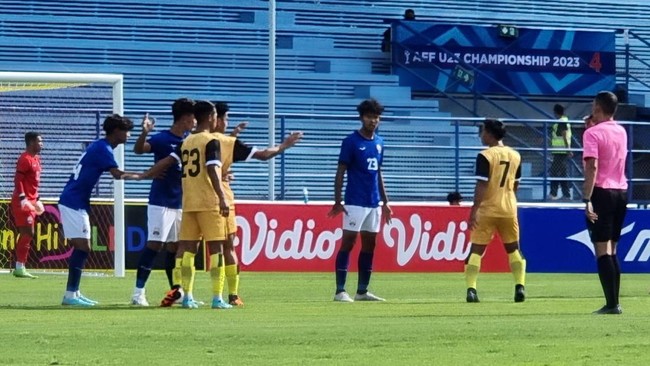 Kamboja bermain imbang 1-1 melawan Myanmar dalam laga lanjutan grup A Piala AFF U-23 2023 di Stadion PTT, Rayong, Sabtu (19/8) sore WIB.