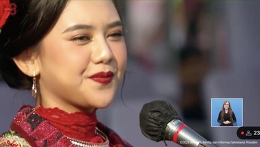 6 Potret Ziva Magnolya Meriahkan HUT RI ke-78 di Istana Kepresidenan