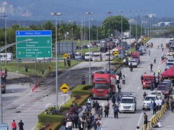 Nestapa Selfie Terakhir Korban Pesawat Jatuh di Jalan Tol Malaysia
