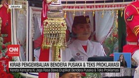 VIDEO: Kirab Pengembalian Bendera Pusaka & Teks Proklamasi