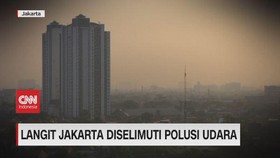 VIDEO: Langit Jakarta Diselimuti Polusi Udara