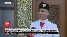 VIDEO: Pengalaman Paskibraka Wakil Sumbar Jadi Pengerek Bendera