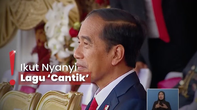 Momen Kahitna Ajak Jokowi-Tamu Undangan Ngegalau di HUT RI ke-78