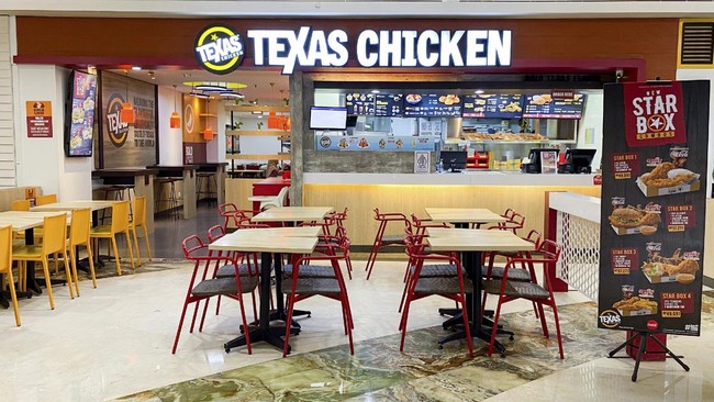 Restoran cepat saji Texas Chicken menutup seluruh gerainya di Indonesia.