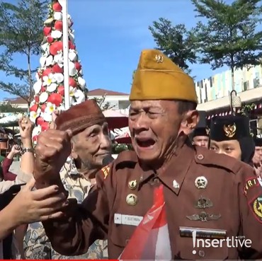 Veteran Pejuang Menangis Haru di Hari Kemerdekaan RI ke-78