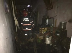 Ruko Nasi Goreng di Pandeglang Terbakar Diduga Akibat Tabung Gas Bocor