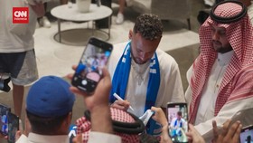VIDEO: Neymar Tiba di Riyadh, Disambut Fans Al Hilal