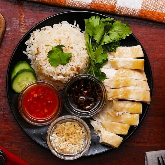 Hainan chicken rice (singapura)/Foto: Pinterest