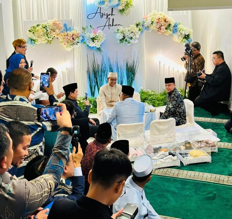 Potret Pernikahan Sederhana Putri Andre Rosiade dan Pratama Arhan (Istimewa)
