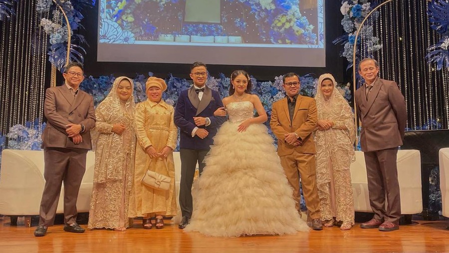 Andi Ayu Tyas sahabat Vanessa Angel menikah