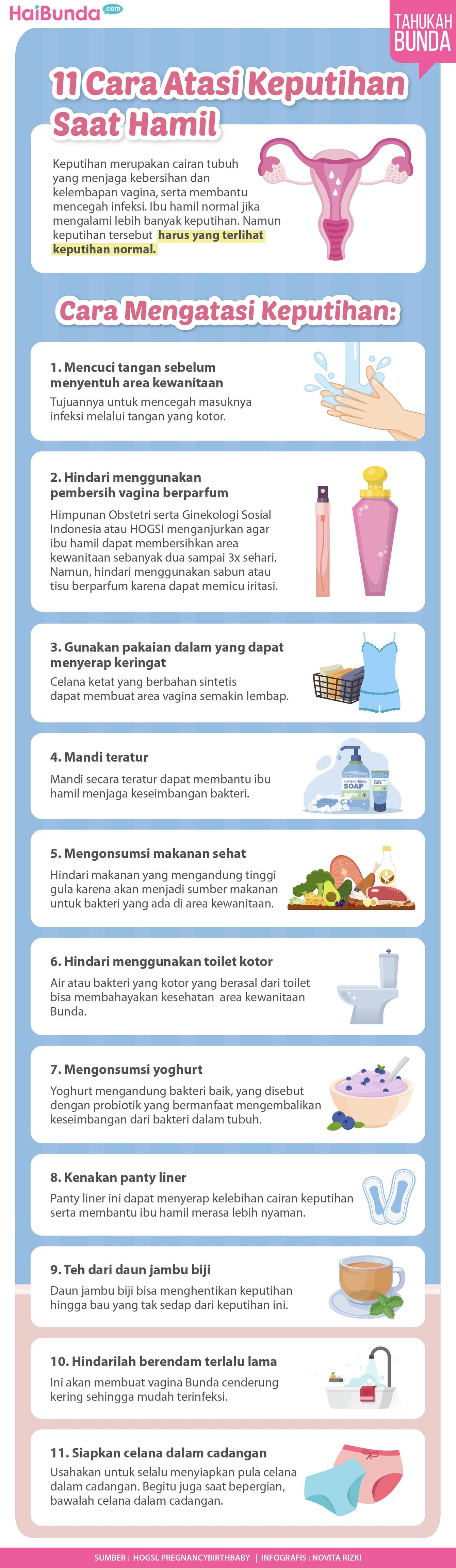 Cara mengatasi keputihan saat hamil Cara mengatasi keputihan saat hamil