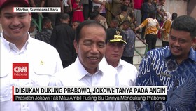 VIDEO: Diisukan Dukung Prabowo, Jokowi Tanya Pada Angin