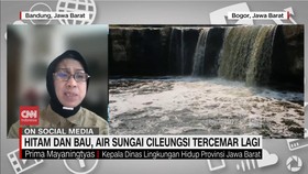 VIDEO: Hitam dan Bau, Air Sungai Cileungsi Tercemar Lagi