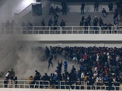 Video Kericuhan Suporter saat Laga PSIS Vs Persib di Stadion Jatidiri