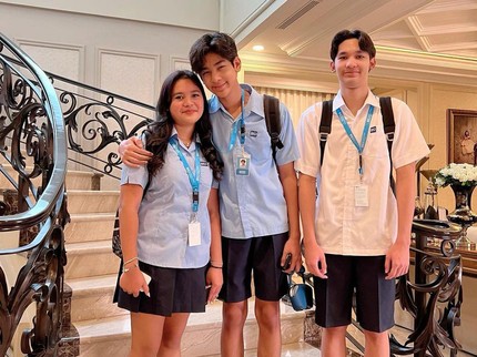 Momen Keakraban 3 Bersaudara Anak-anak Erin dan Andre Taulany, Intip Potretnya!