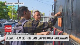 VIDEO: Jejak Trem Listrik dan Uap di Kota Pahlawan