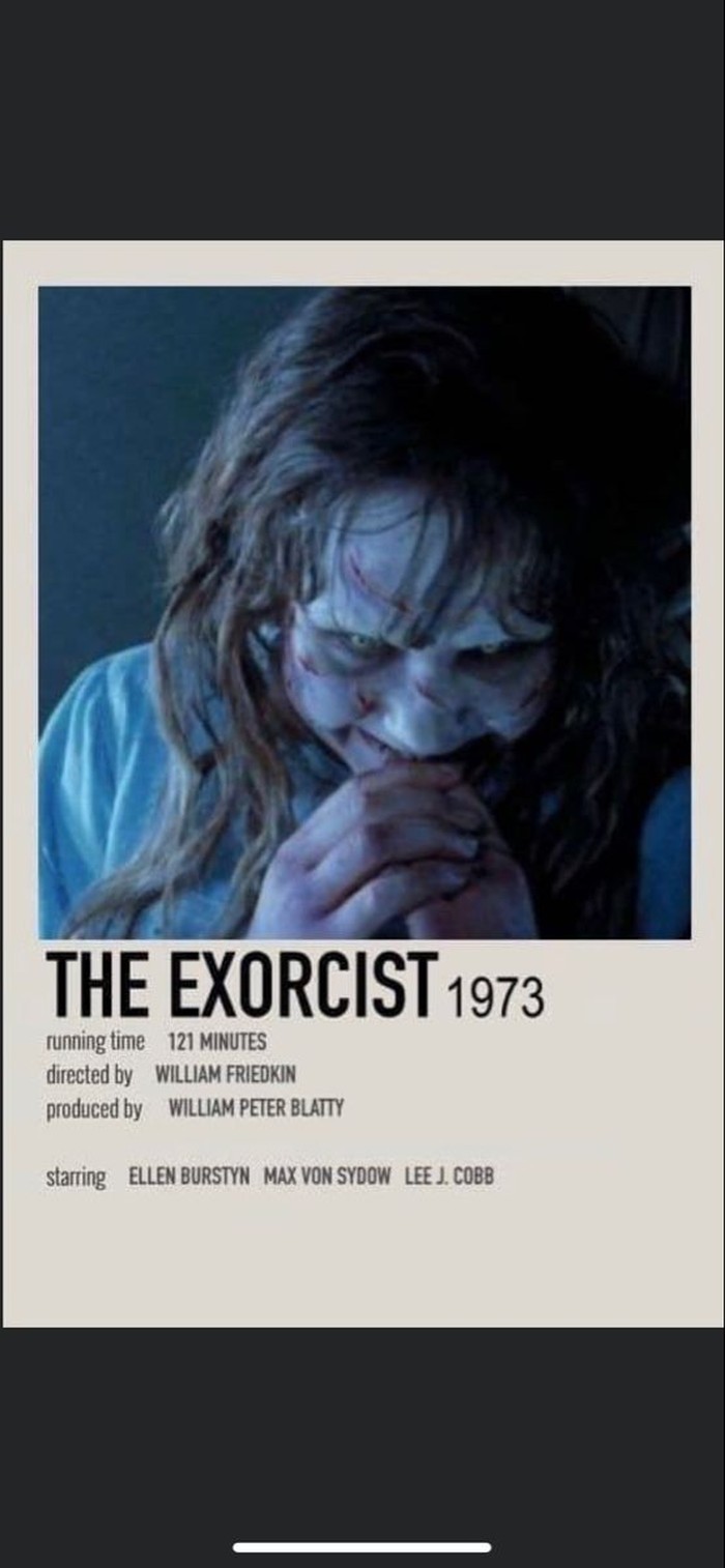 The Exorcist (1973)/Foto: id.pinterest.com/Summy Bear