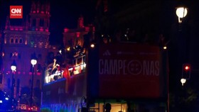 VIDEO: Warga Sambut Timnas Spanyol Usai Juara Piala Dunia Wanita