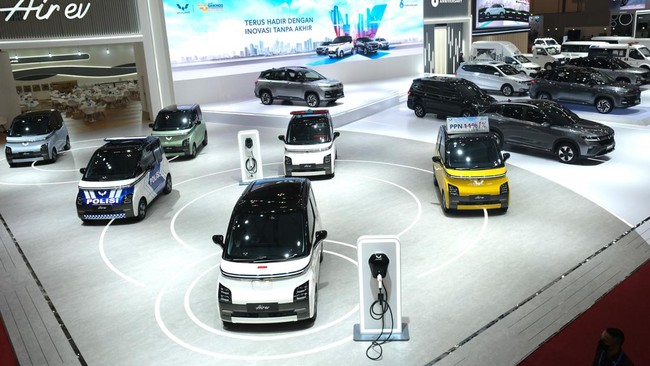 SGMW Motor Indonesia menyatakan mendapatkan 1.771 SPK di GIIAS 2023, setengahnya dikatakan mobil listrik Air EV.