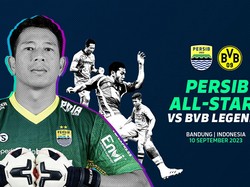 Perang Bintang! Persib All Stars Vs Borrusia Dortmund Legends