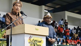 Jokowi Girang Hadiri Festival Budaya Nasional di Mozambik