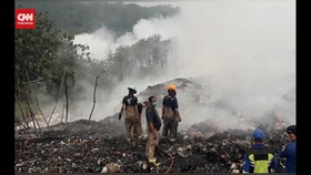 VIDEO: Kebakaran di TPA Sarimukti Meluas Capai 21 Hektar