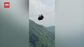 VIDEO: Penyelamatan Dramatis 6 Anak Terjebak di Gondola di Atas Jurang
