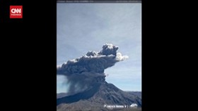 VIDEO: Penampakan Erupsi Gunung Ubinas di Peru