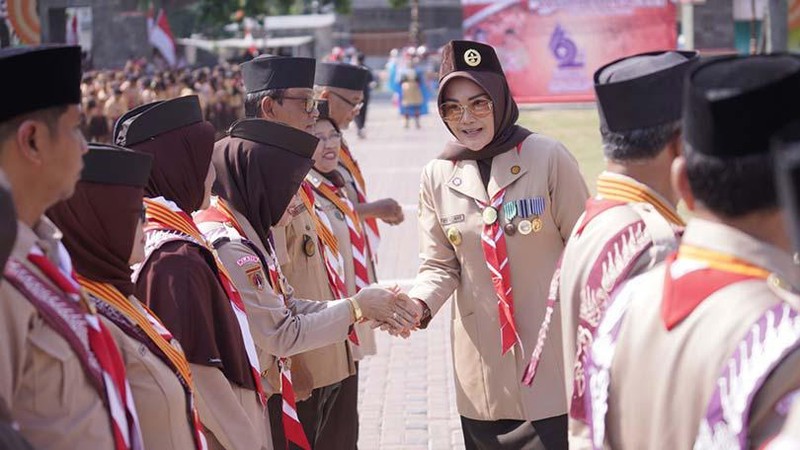 Kabupaten Klaten menjadi salah satu daerah titik pemberangkatan Estafet Tunas Kelapa (ETK) Pramuka Kwatir Daerah (Kwarda) Jawa Tengah 2023.