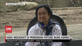 VIDEO: Haru Megawati di Peresmian Patung Bung Karno