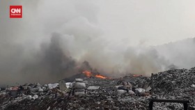 VIDEO: Hari Ke-6, Seluruh Zona Di TPA Sarimukti Bandung Terbakar