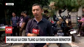 VIDEO: DKI Mulai Uji Coba Tilang Uji Emisi Kendaraan Bermotor