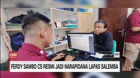 VIDEO: Ferdy Sambo CS Resmi Jadi Narapidana Lapas Salemba