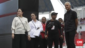 Bersama Ganjar, Puan Cek Persiapan Apel Pemenangan PDIP di Semarang