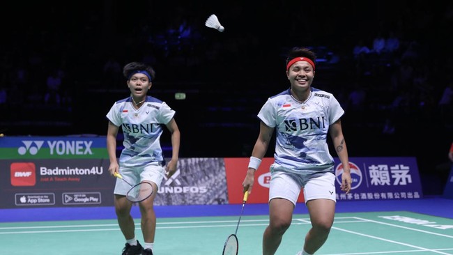 Apriyani Rahayu/Siti Fadia Silva berhasil lolos ke final Kejuaraan Dunia Badminton 2023. Berikut fakta menarik di balik keberhasilan tersebut.