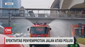 VIDEO: Efektivitas Penyemprotan Jalan Atasi Polusi