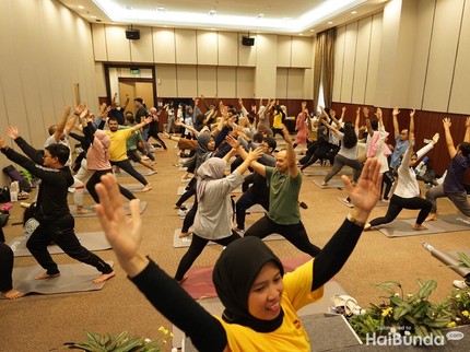 Super Fun! Talk Show, Yoga, hingga Bagi-bagi Hadiah Logam Mulia di Bumil Time HaiBunda